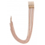 Accesoriu pentru par cu pini PRL08 cu 6 siraguri de perlute albe